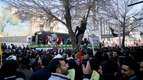 Varios muertos por una estampida durante el funeral de Soleimani en Irán