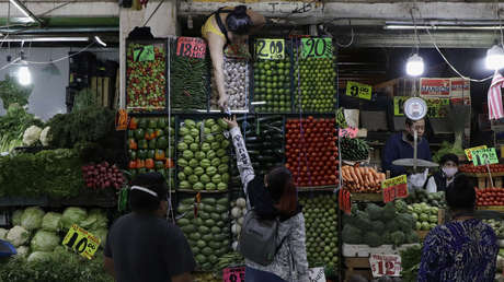 México registró en junio una inflación general anualizada del 7,99 %, la más alta de los últimos 21 años