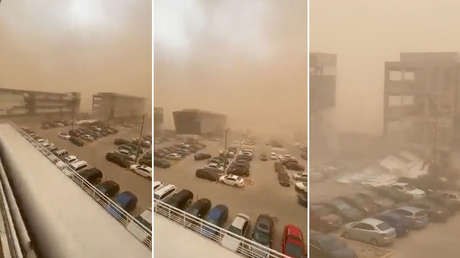 Una fuerte tormenta de arena cubre Mexicali y provoca destrozos en una universidad (VIDEOS)