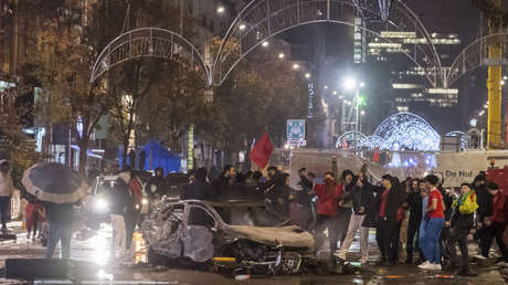 Fuertes disturbios en Bruselas tras el partido entre Bélgica y Marruecos en el Mundial (VIDEOS, FOTOS)