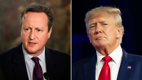 Cameron se reúne con Trump en un intento de conseguir dinero para Kiev