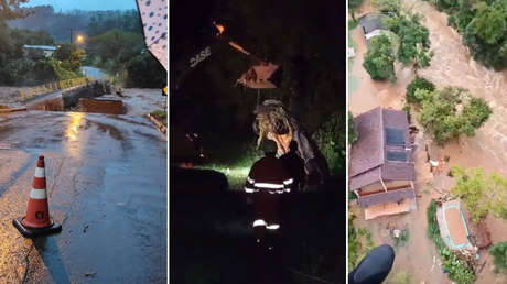 Lluvias históricas dejan ya 32 muertos y 60 desaparecidos al sur de Brasil