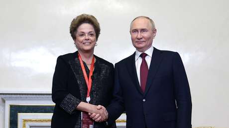 La presidenta del banco de los BRICS destaca ante Putin el papel de Rusia en el bloque