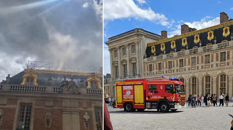 Evacúan el Palacio de Versalles tras detectarse humo saliendo del techo