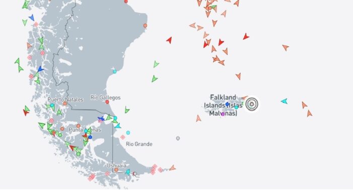 Al menos 8 muertos y varios desaparecidos tras naufragio de pesquero cerca de las islas Malvinas