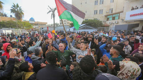 FOTOS, VIDEOS: Así celebran los palestinos la entrada en vigor del alto el fuego